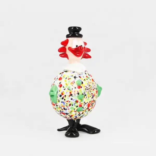 Unique gifts murano glass clown statues figurines